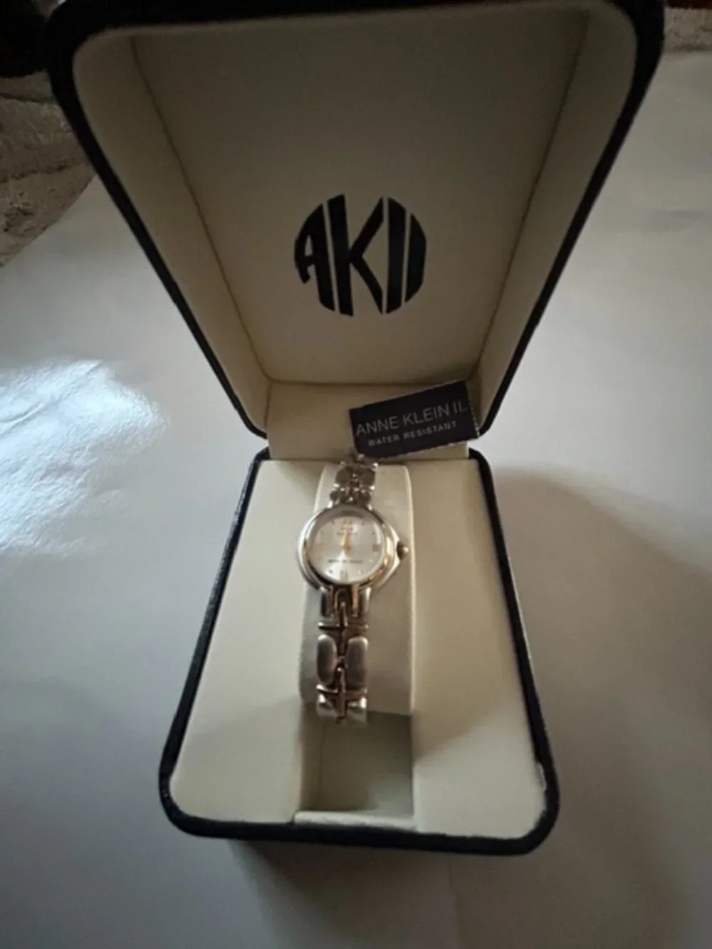 Brand New Anne Klein II Women's Petite Watch Two Tone 16mm In Box 10/2127 WTTB